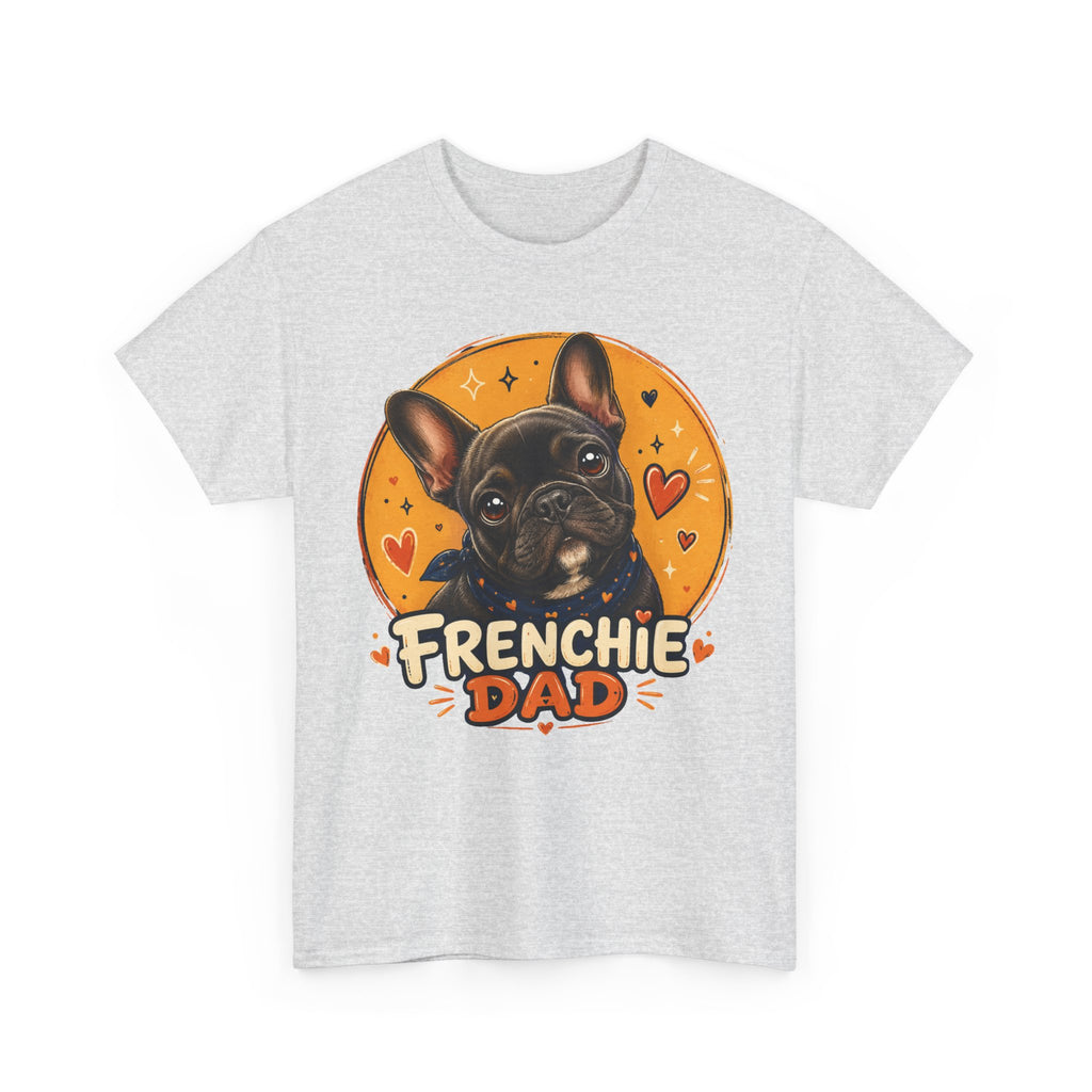 T-Shirt Homme Bouledogue Français – Papa Frenchie Graphique
