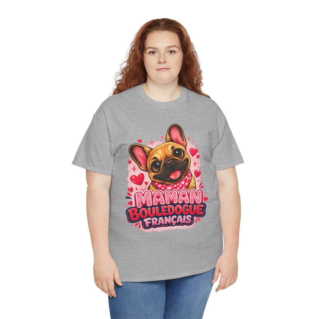 T-Shirt Femme Bouledogue Français – Maman Frenchie Cadeau