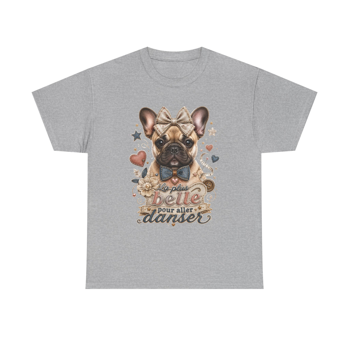 T-Shirt Femme Bouledogue Français – La Plus Belle Pour Danser