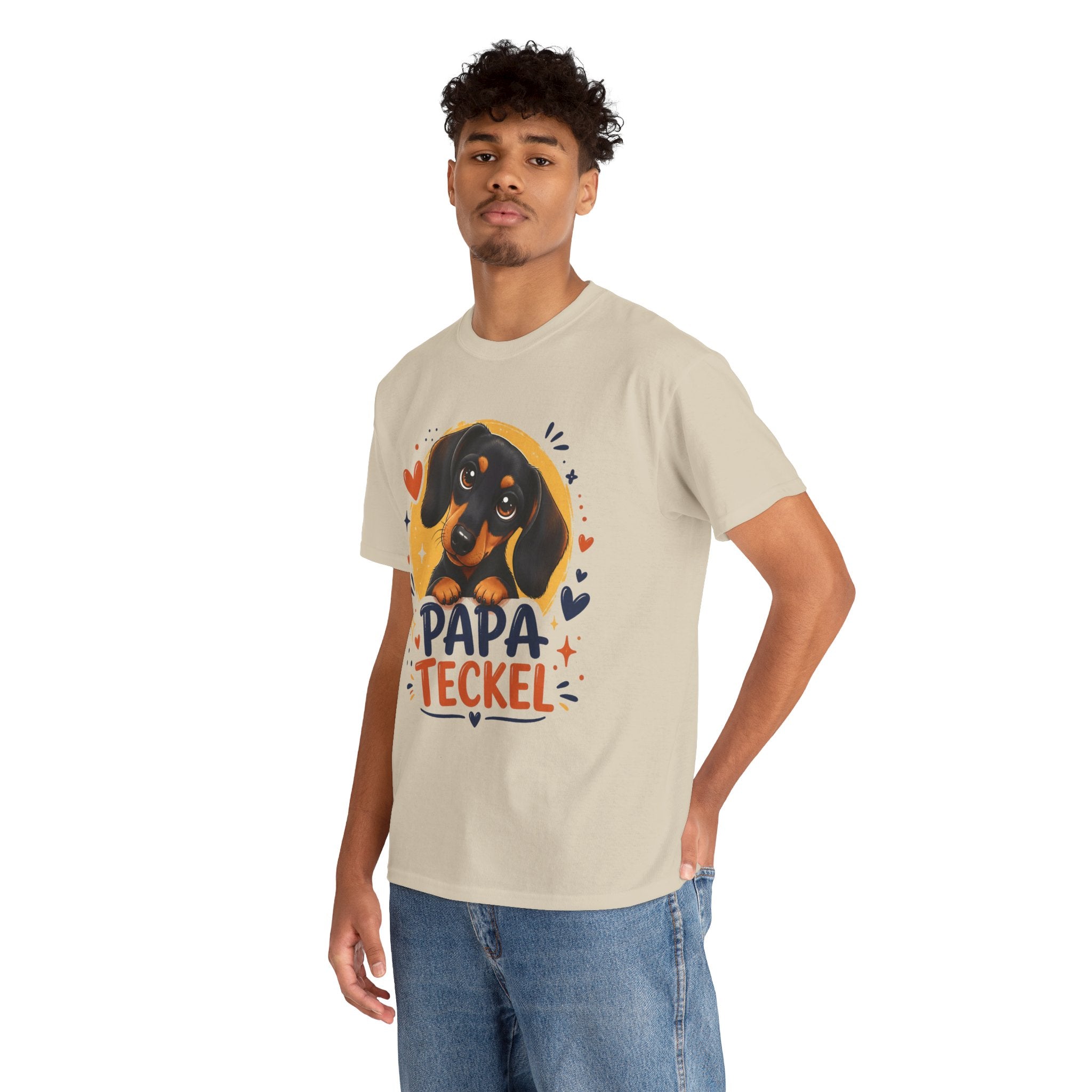 T-Shirt Homme Teckel – Papa Teckel Graphique
