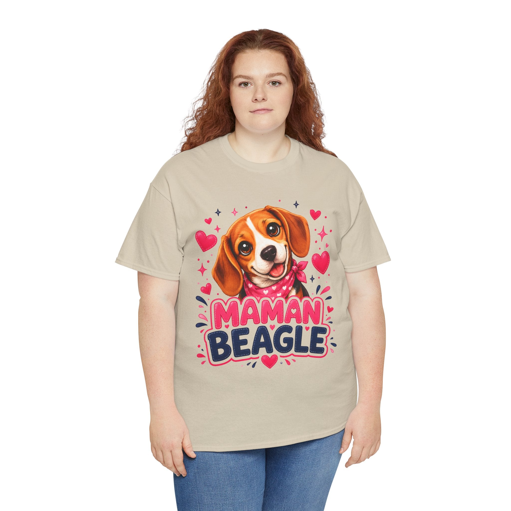 T-Shirt Femme Beagle – Maman Beagle Cadeau
