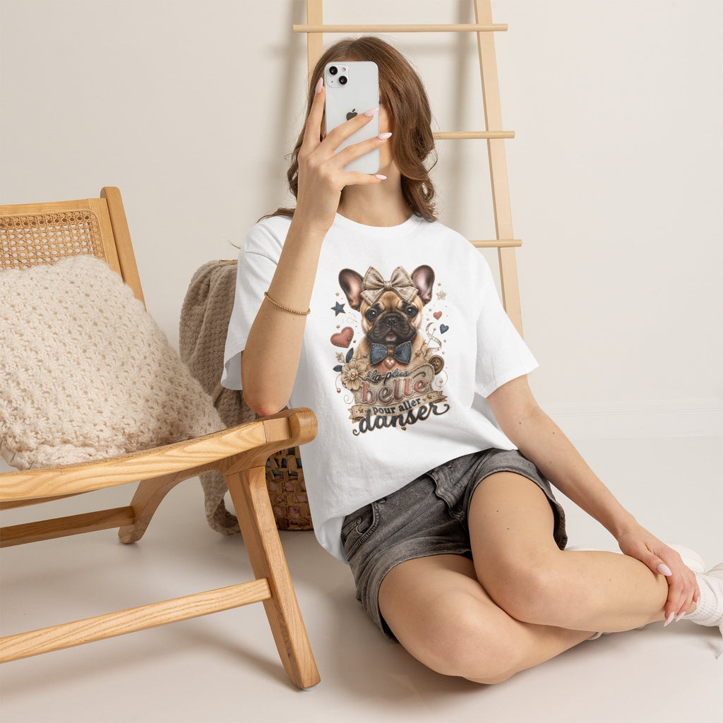 T-Shirt Femme Bouledogue Français – La Plus Belle Pour Danser