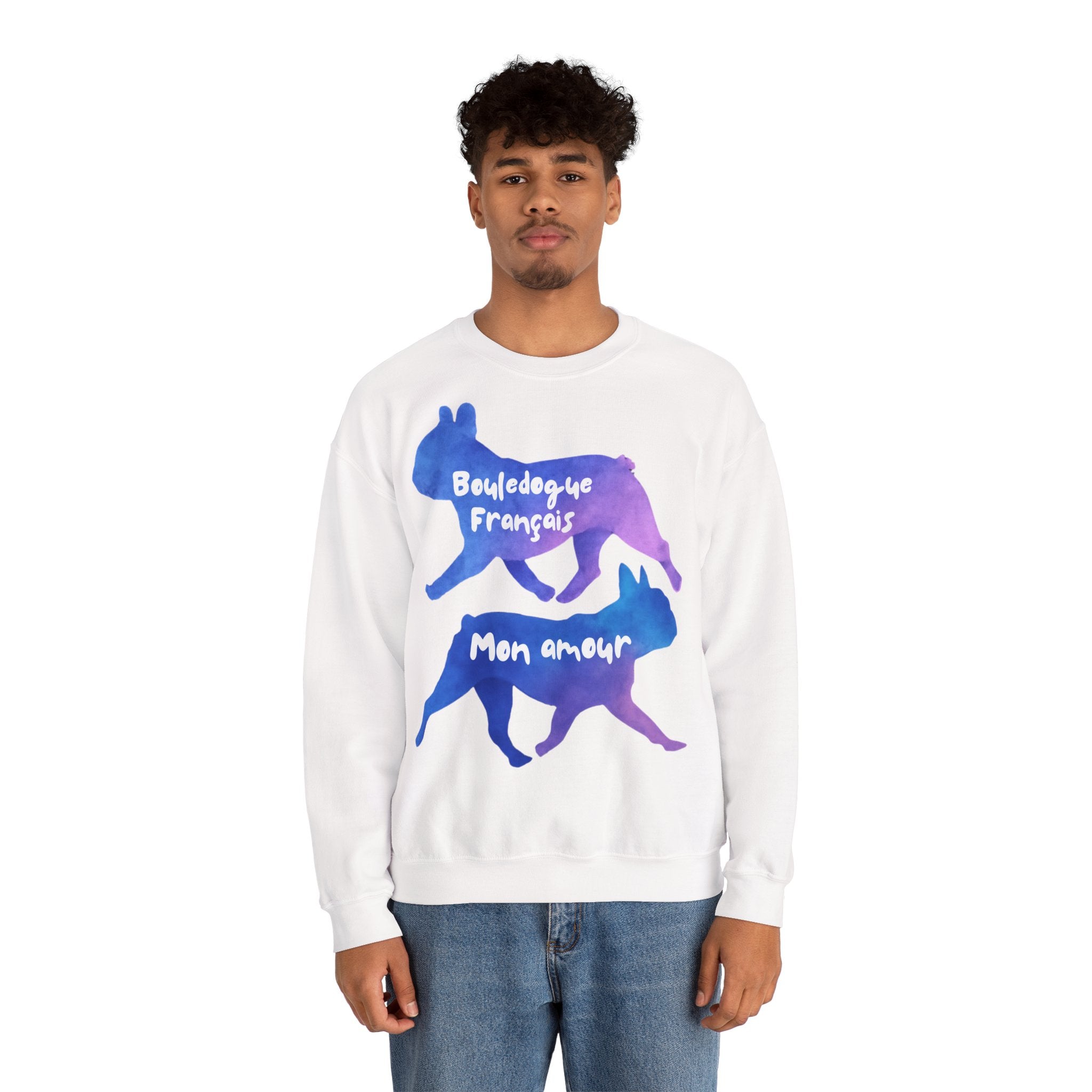 Sweatshirt Bouledogue Français – Bouledogue Français Mon Amour