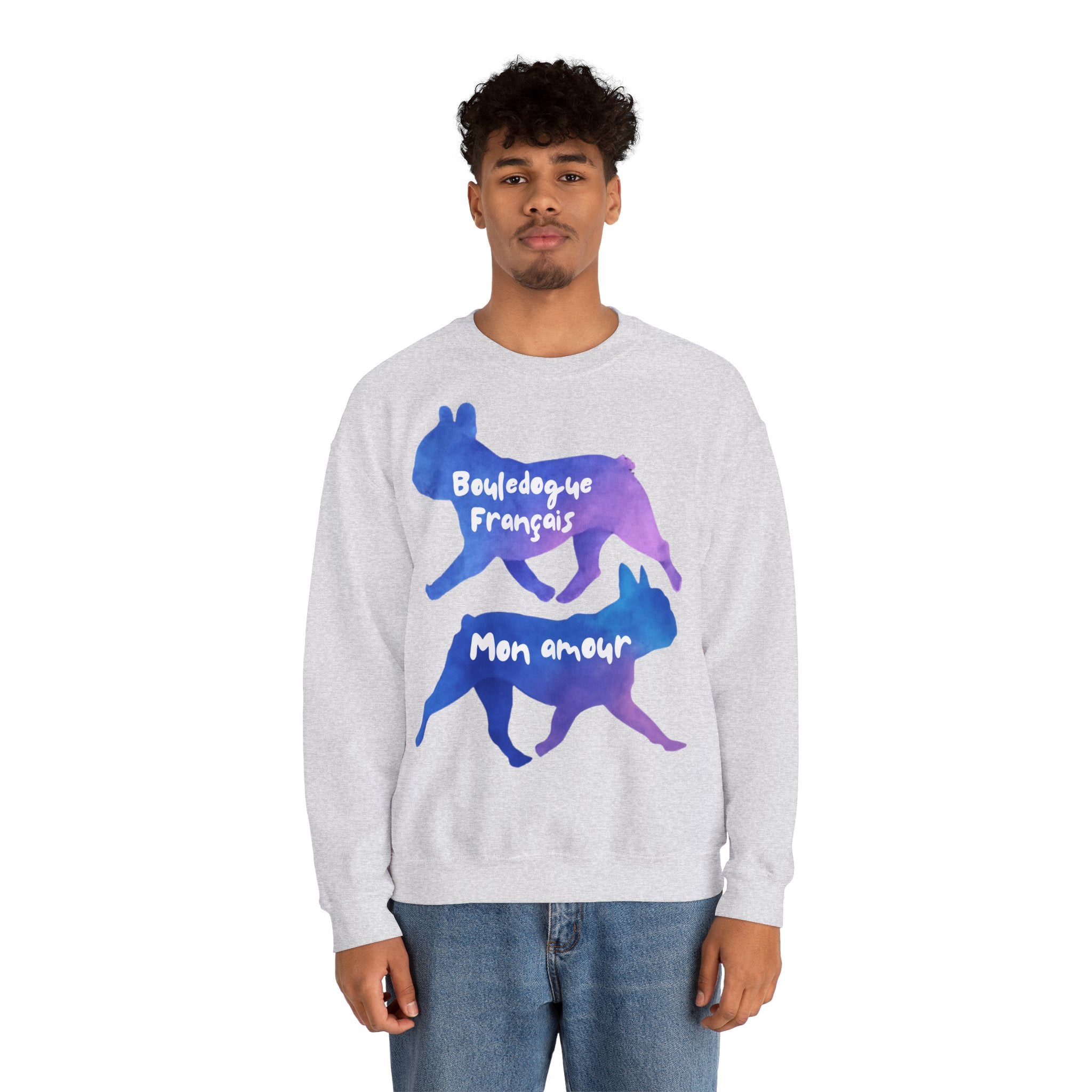 Sweatshirt Bouledogue Français – Bouledogue Français Mon Amour