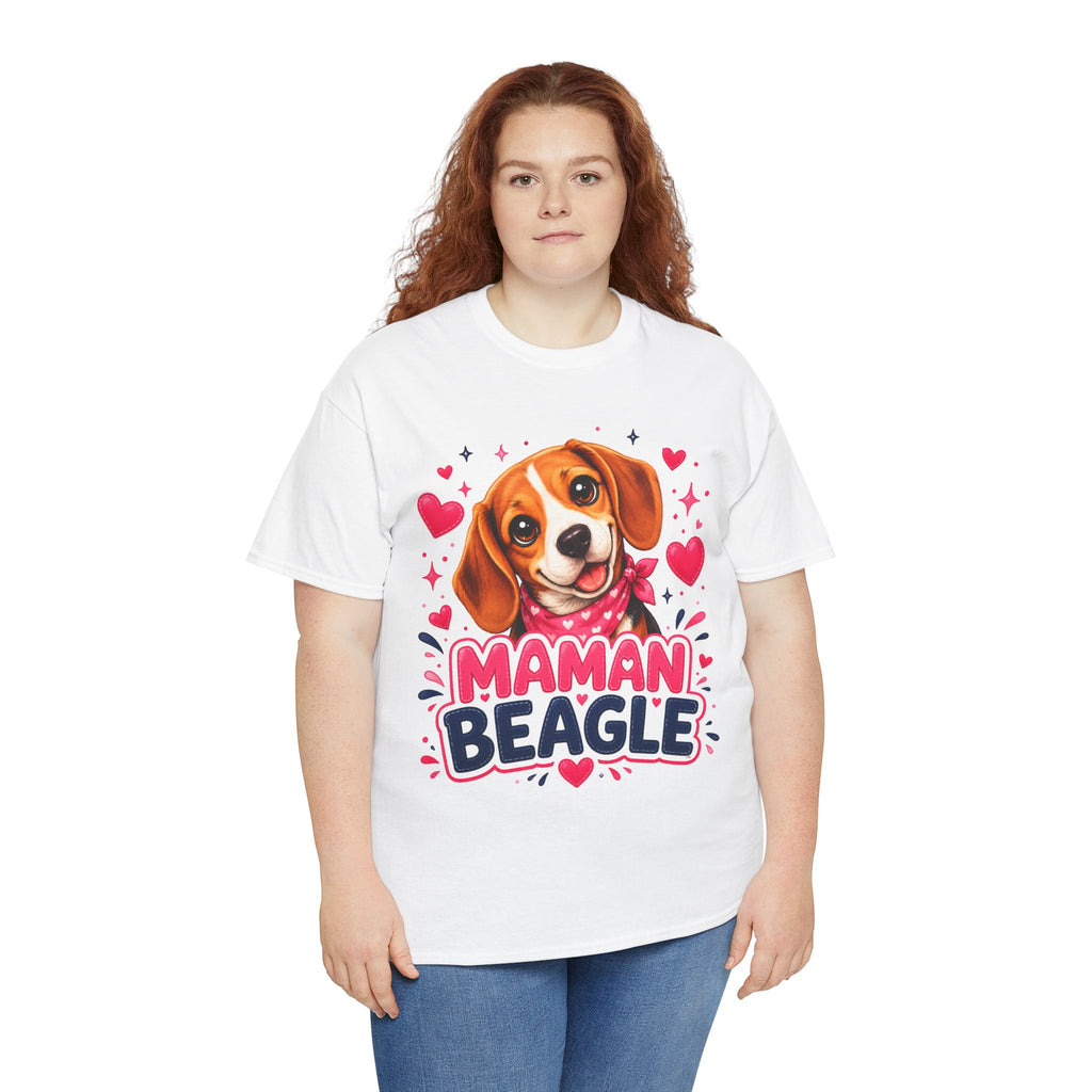 T-Shirt Femme Beagle – Maman Beagle Cadeau