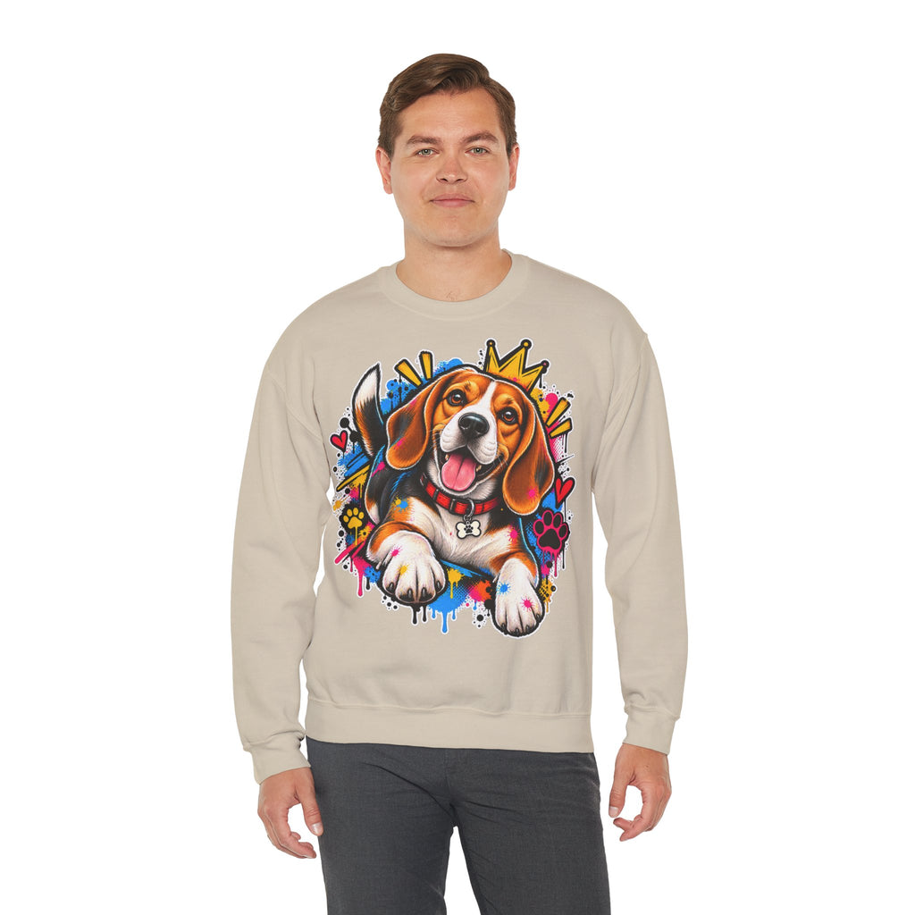Sweatshirt Beagle – Beagle Coloré Graffiti