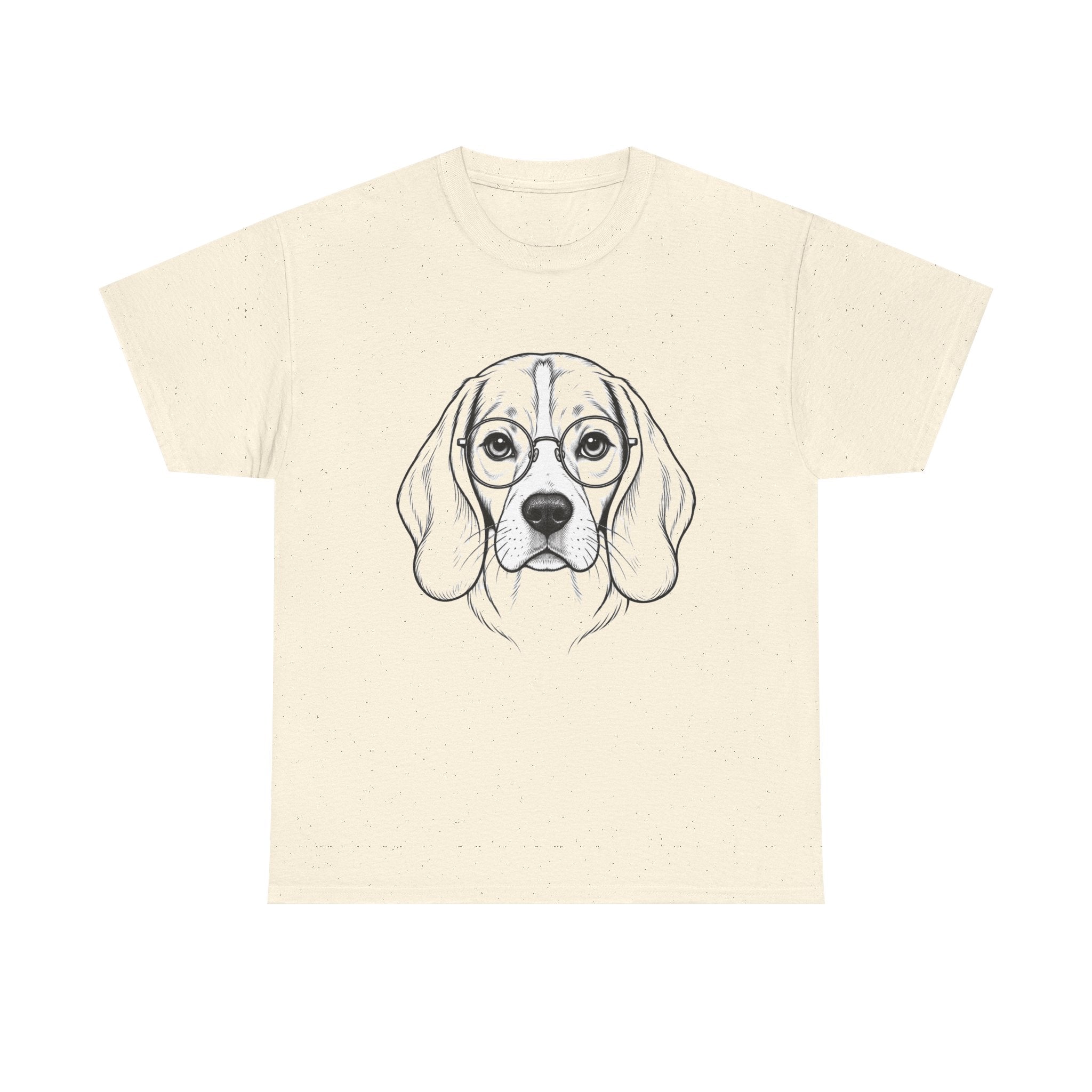 T-Shirt Beagle Humour – Portrait Beagle à Lunettes