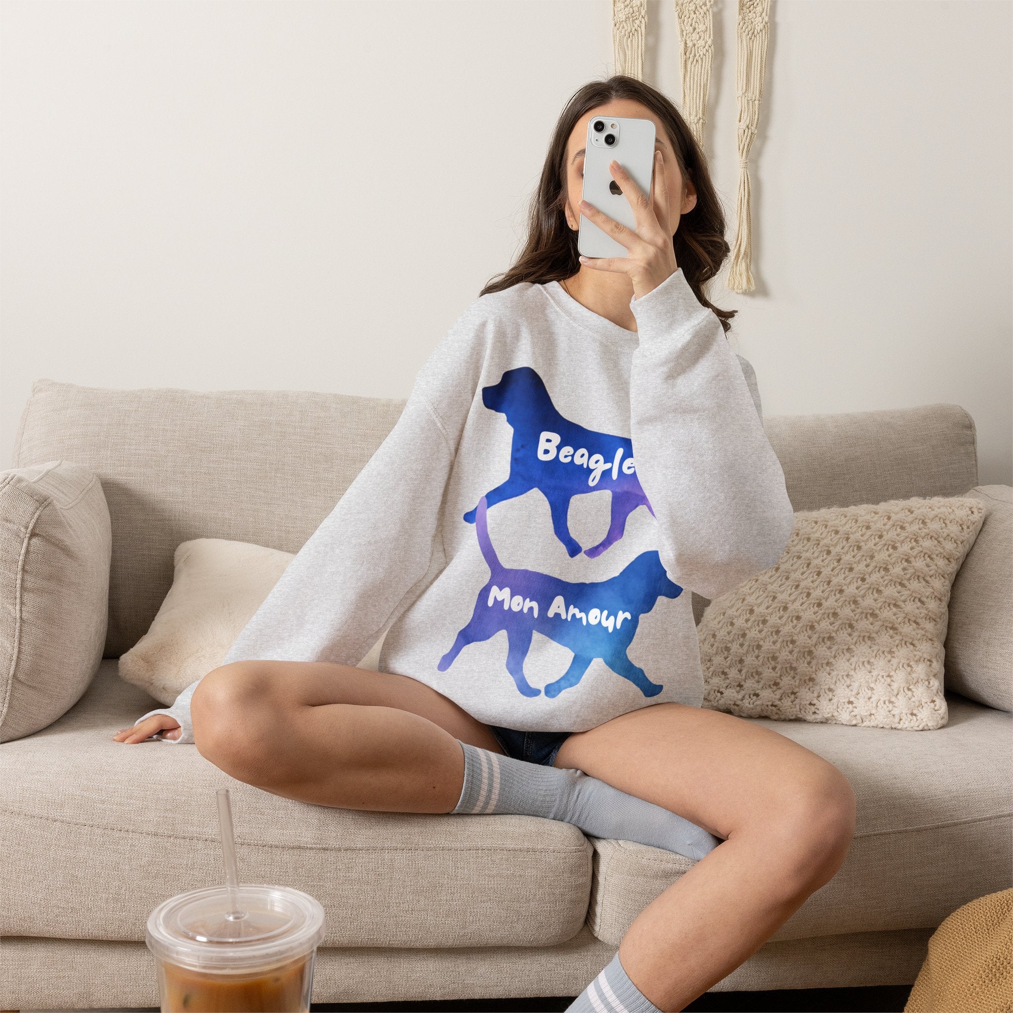Sweatshirt Beagle – Beagle Mon Amour Cadeau Amoureux Chien