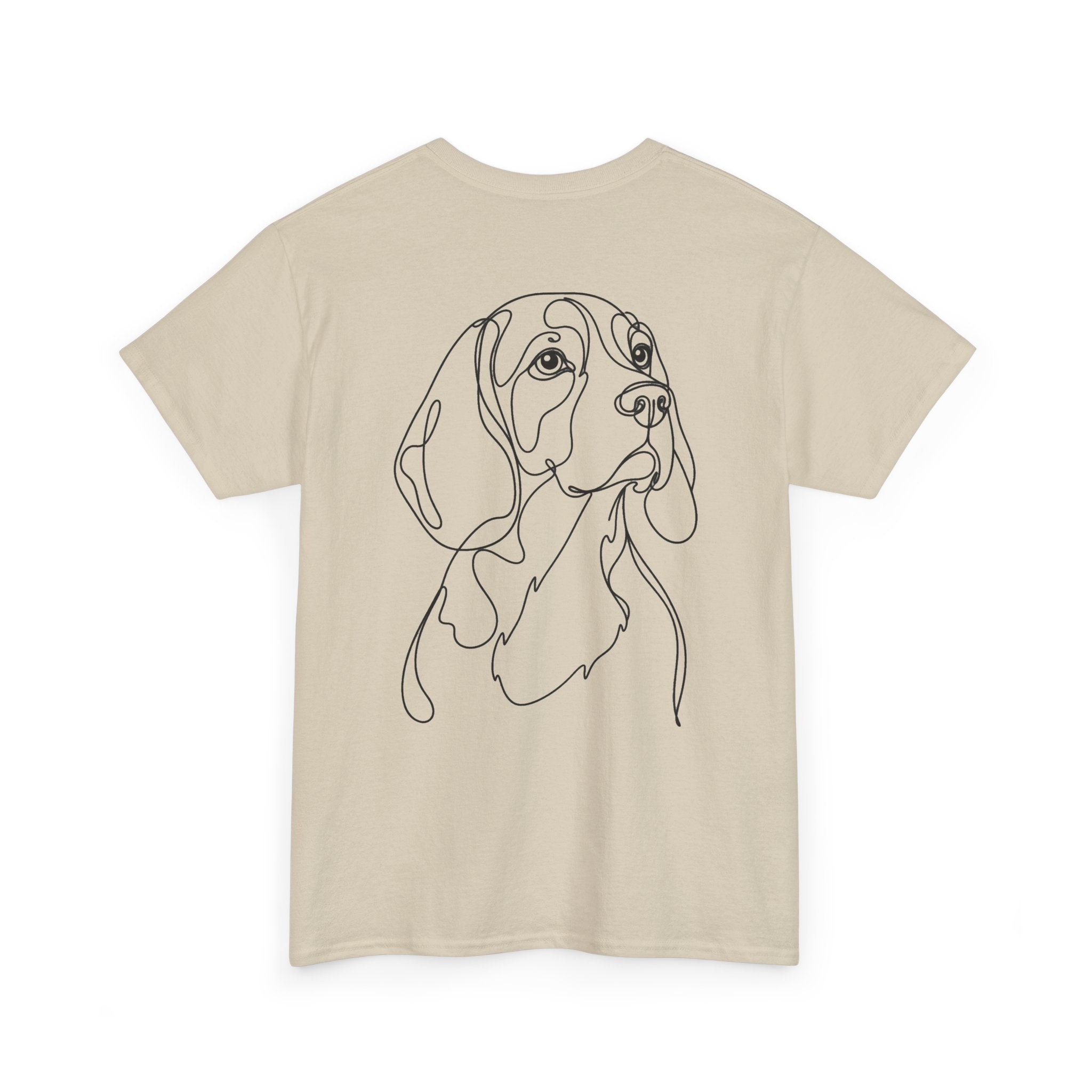 T-Shirt Beagle – Illustration Trait Recto Verso