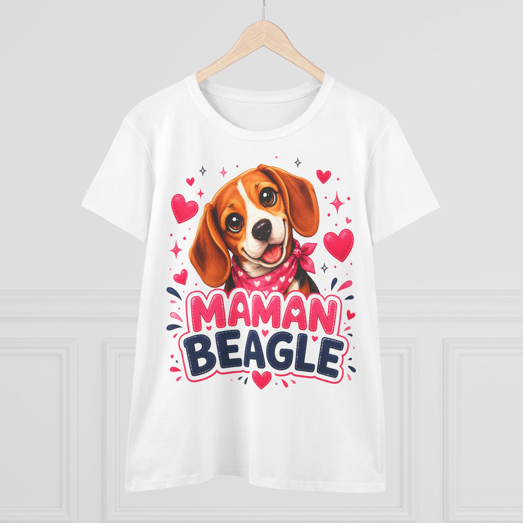 T‑Shirt Femme Beagle - Maman Beagle