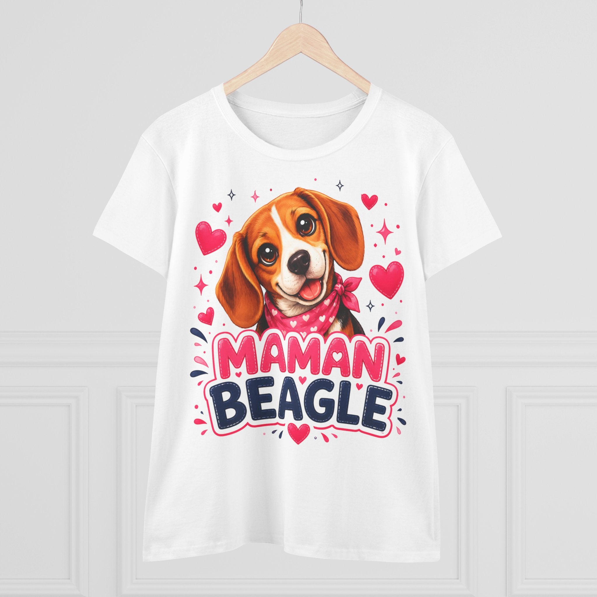 T‑Shirt Femme Beagle - Maman Beagle