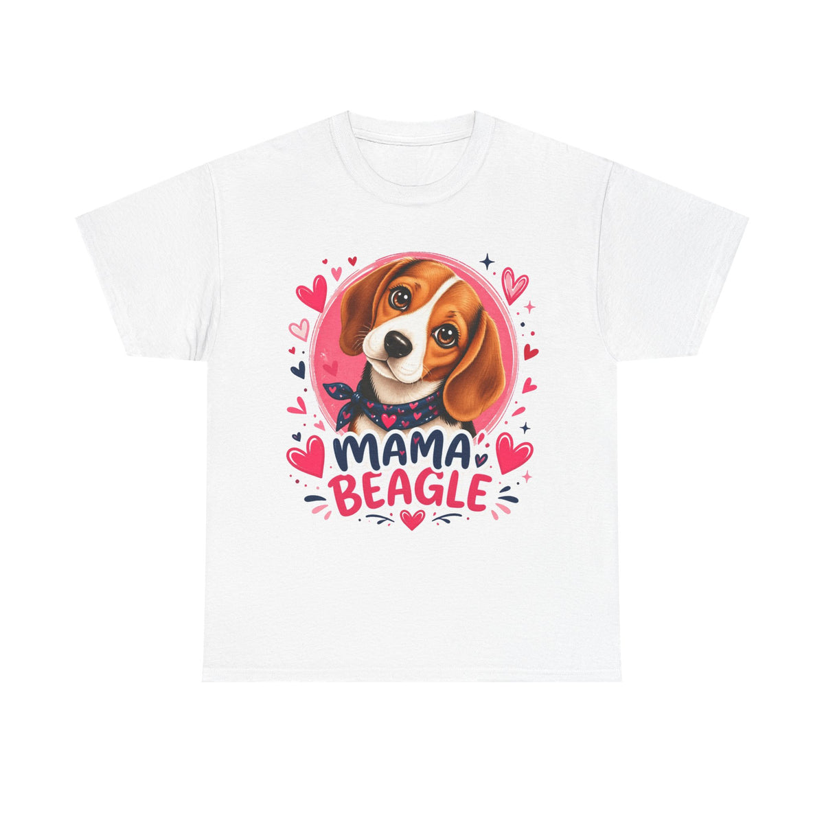 T-Shirt Femme Beagle – Maman Beagle Graphique