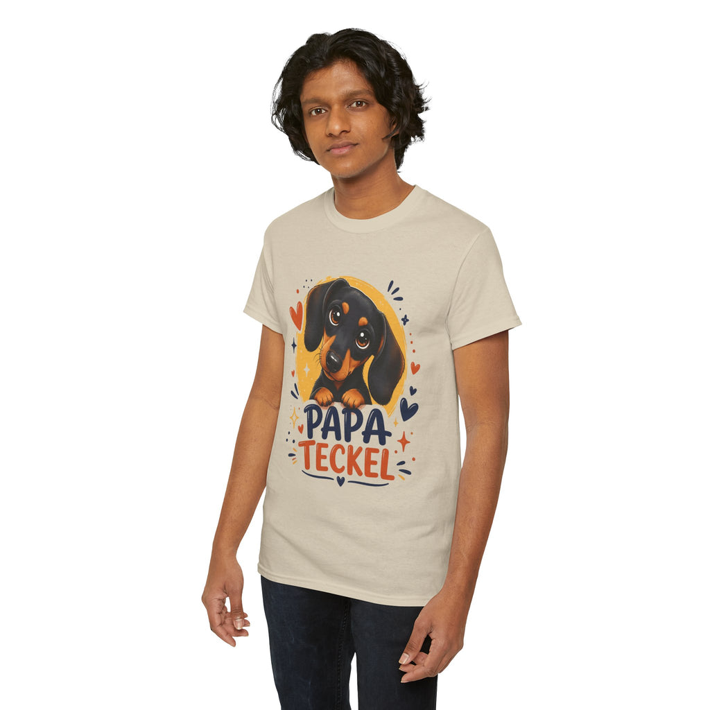 T-Shirt Homme Teckel – Papa Teckel Graphique
