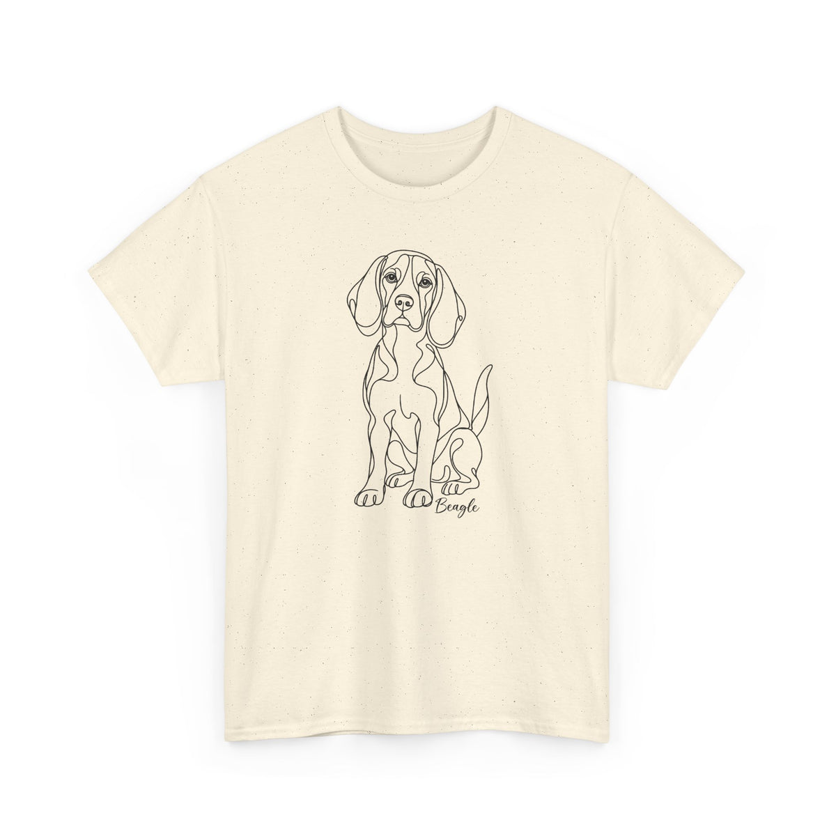 T-Shirt Beagle – Illustration Trait Recto Verso