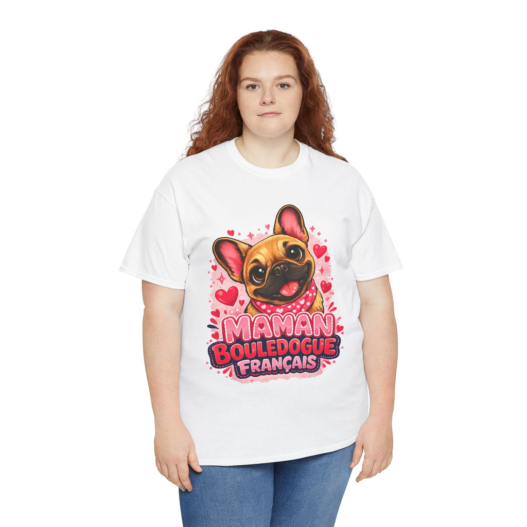 T-Shirt Femme Bouledogue Français – Maman Frenchie Cadeau
