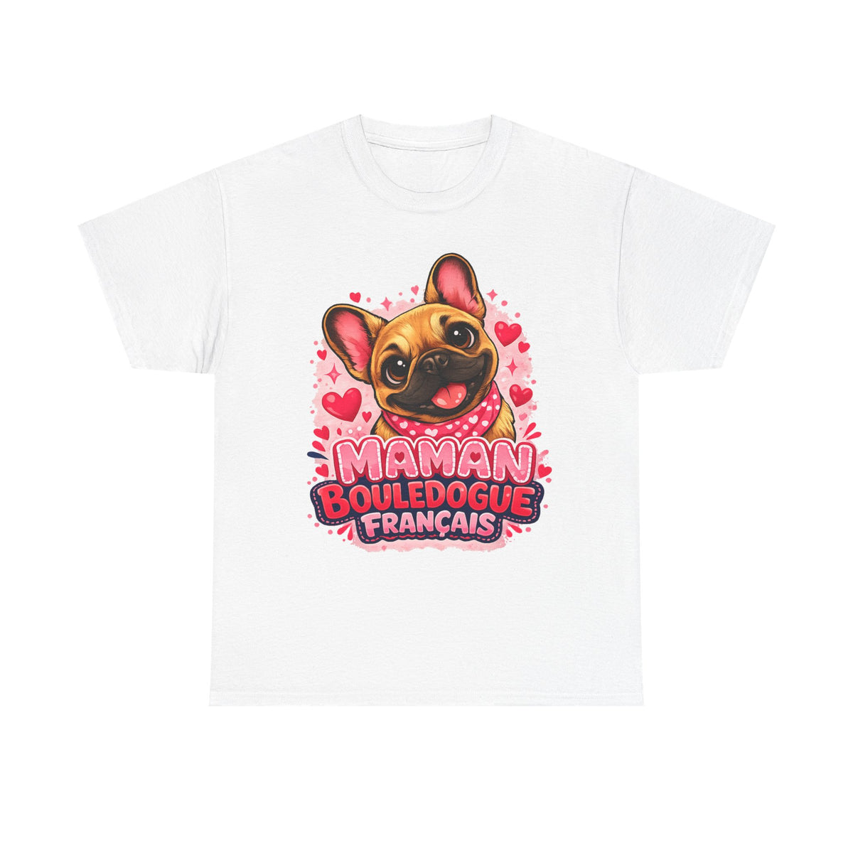 T-Shirt Femme Bouledogue Français – Maman Frenchie Cadeau