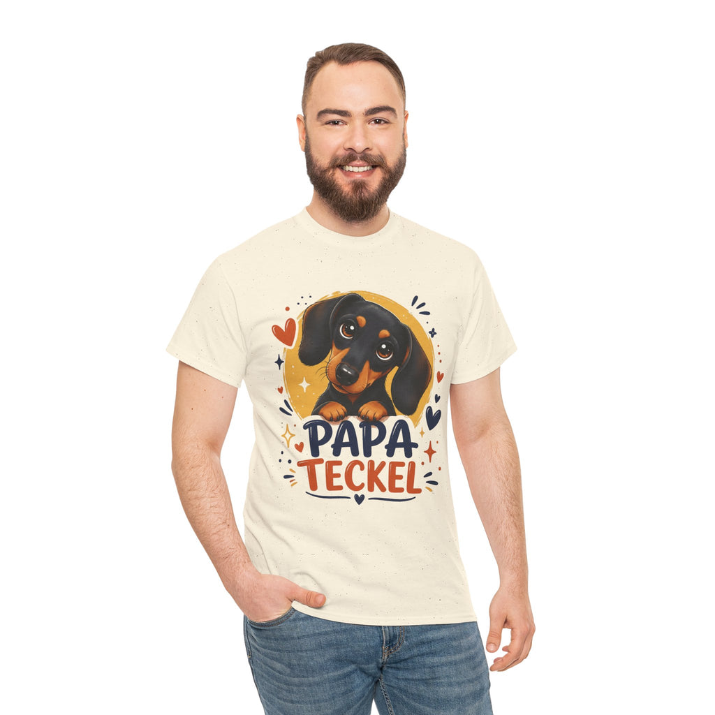 T-Shirt Homme Teckel – Papa Teckel Graphique