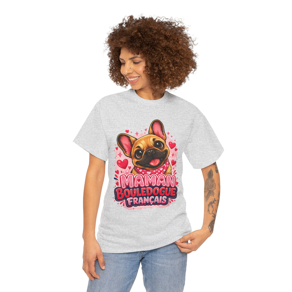 T-Shirt Femme Bouledogue Français – Maman Frenchie Cadeau