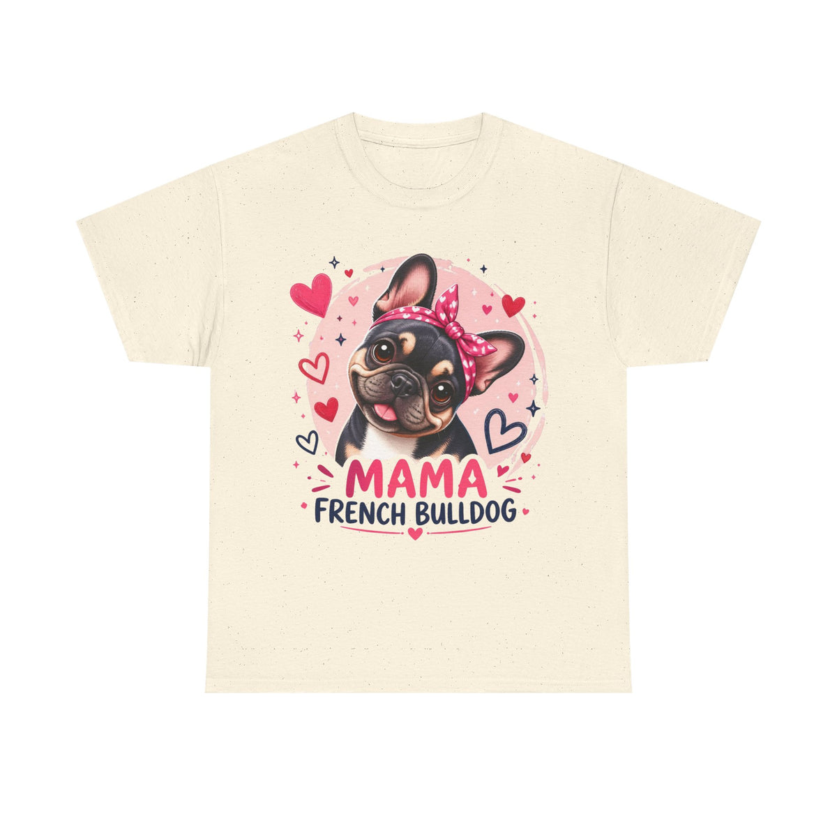 T-Shirt Femme Bouledogue Français – Mama Frenchie Graphique