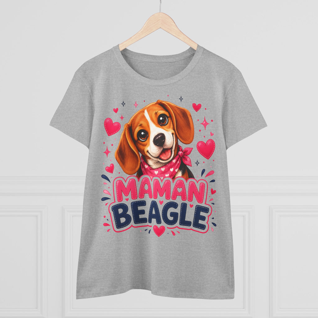 T‑Shirt Femme Beagle - Maman Beagle
