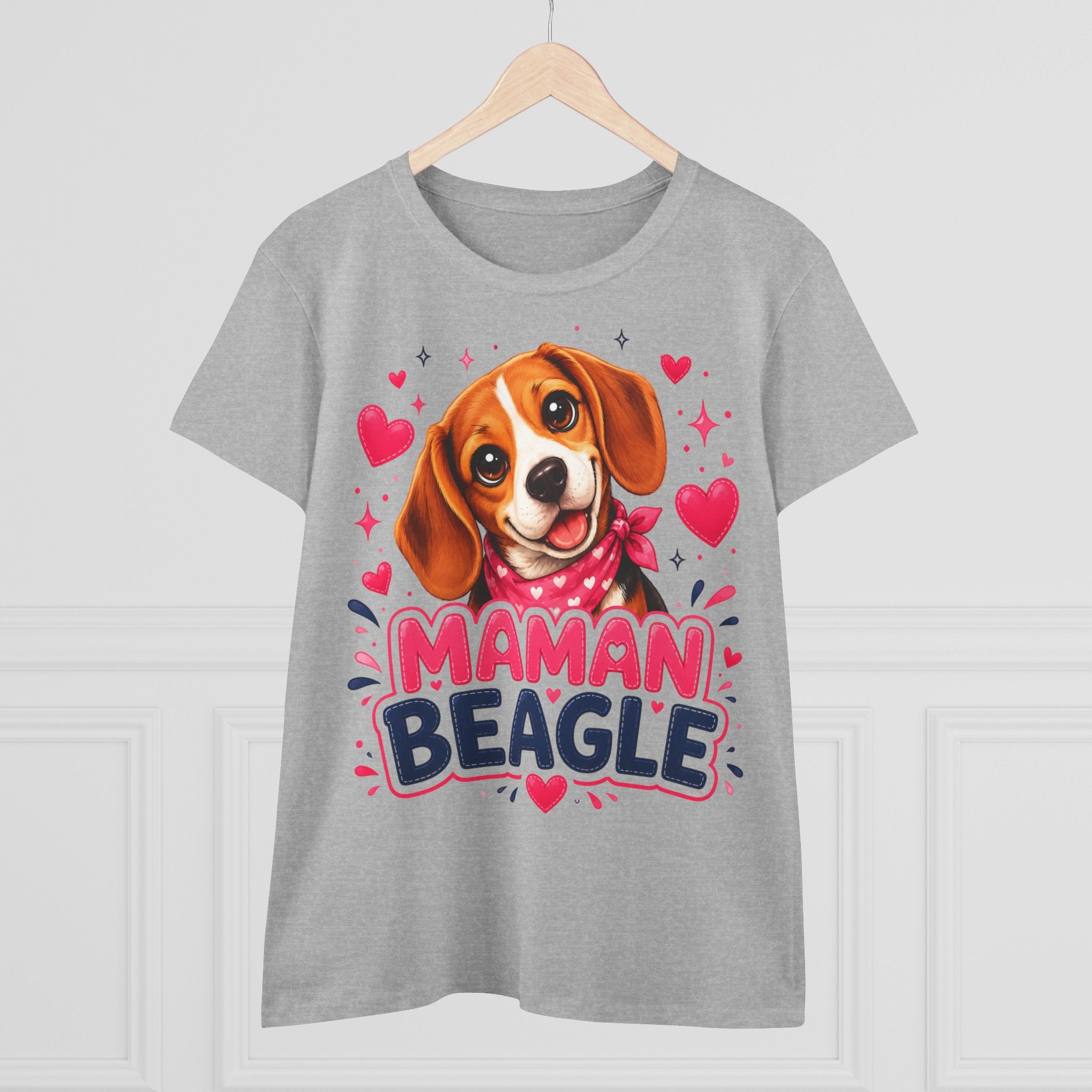 T‑Shirt Femme Beagle - Maman Beagle