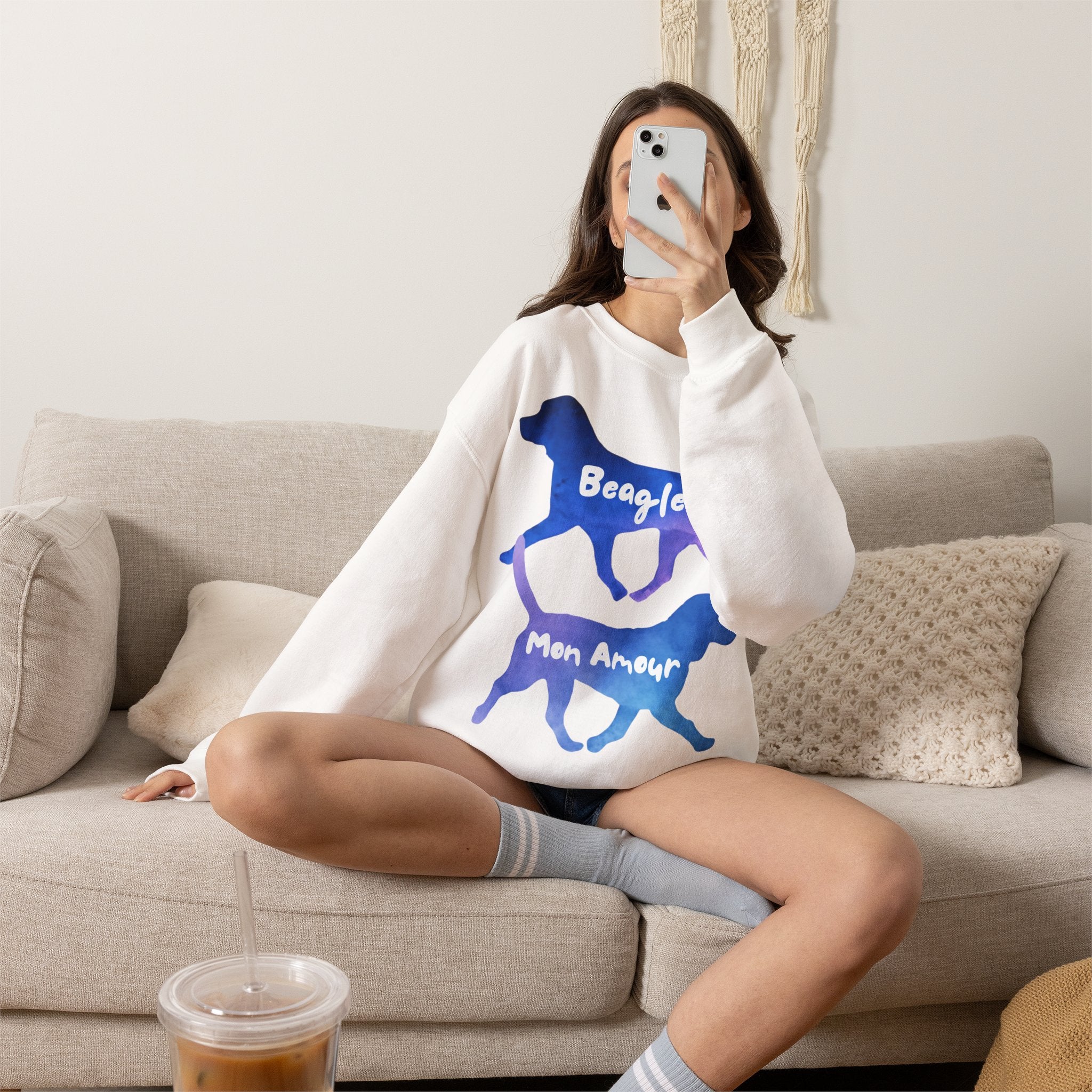 Sweatshirt Beagle – Beagle Mon Amour Cadeau Amoureux Chien
