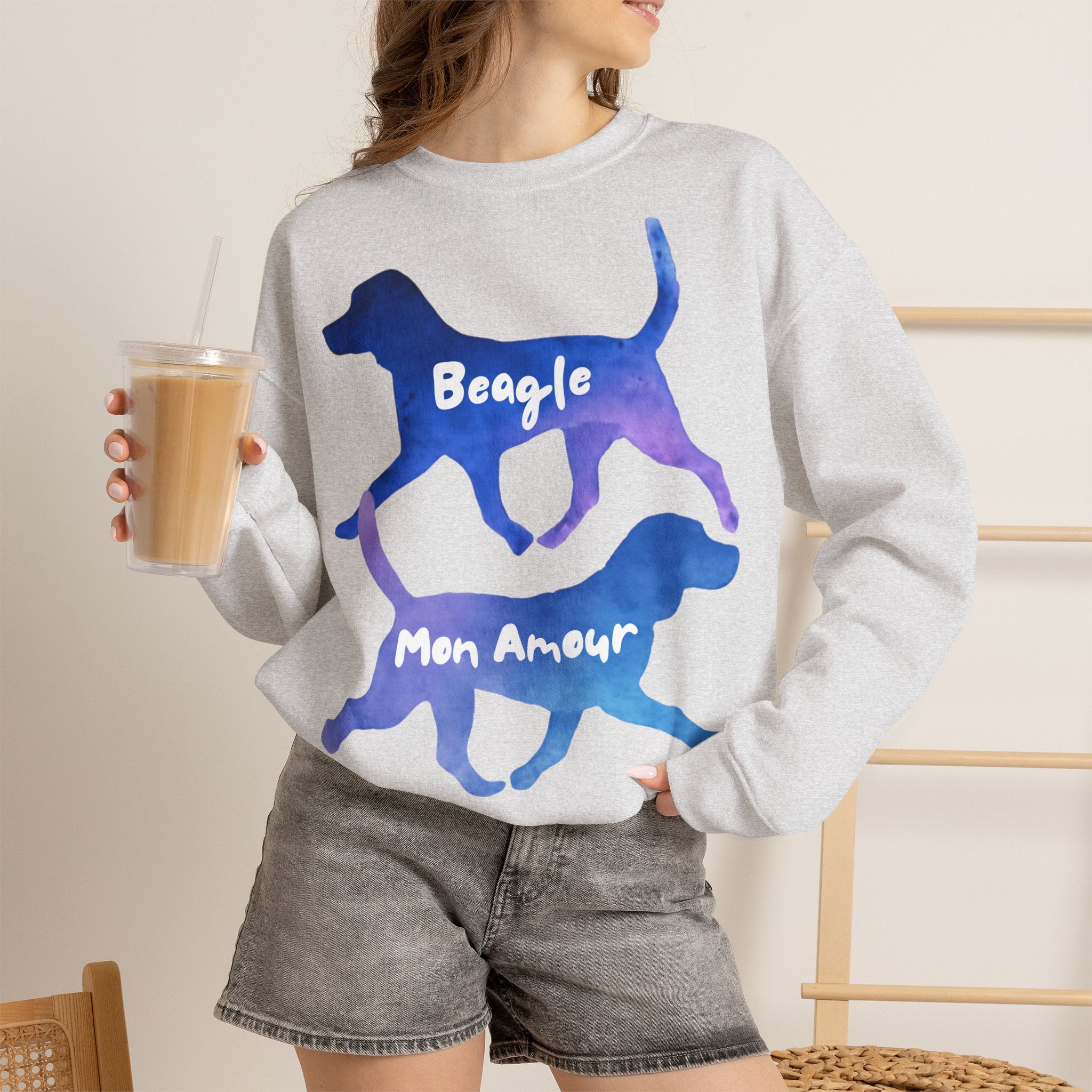 Sweatshirt Beagle – Beagle Mon Amour Cadeau Amoureux Chien