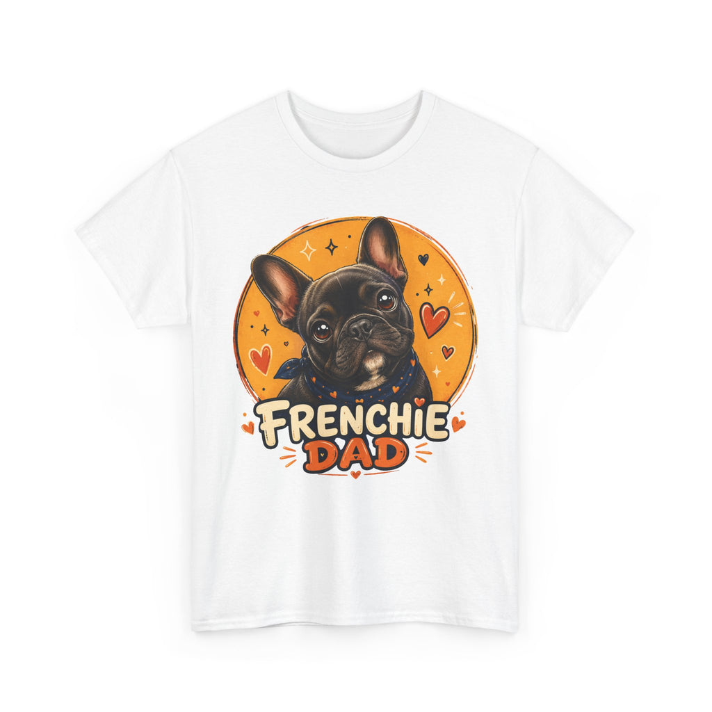 T-Shirt Homme Bouledogue Français – Papa Frenchie Graphique