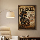 Poster papier semi brillant Teckel - Teckel Boss