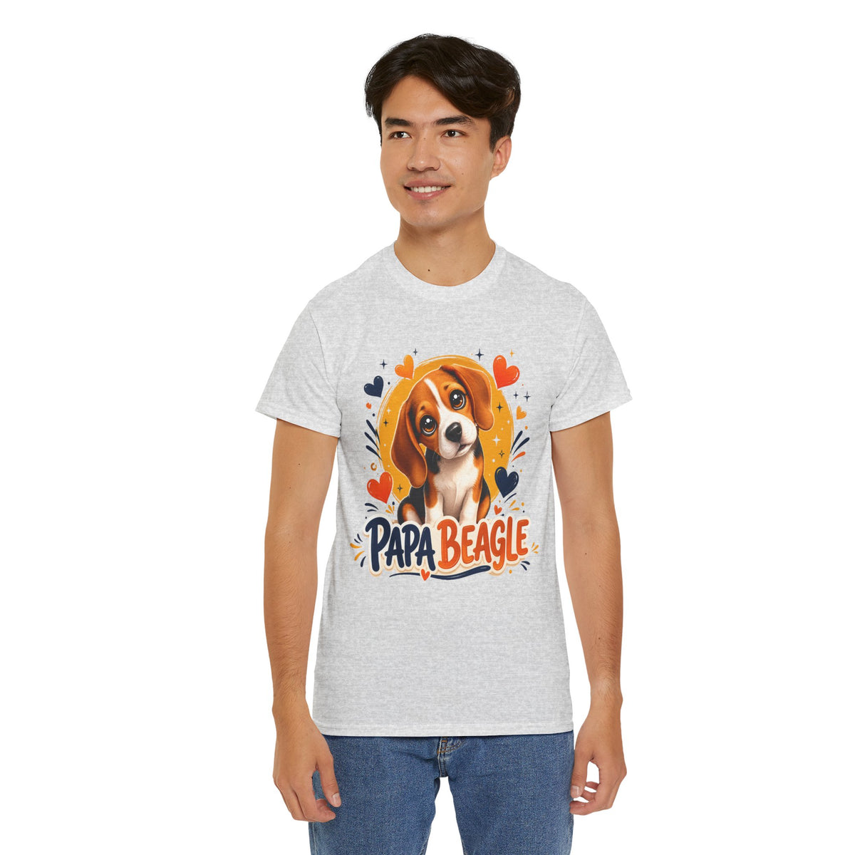 T-Shirt Homme Beagle – Papa Beagle Cadeau Fête des Pères