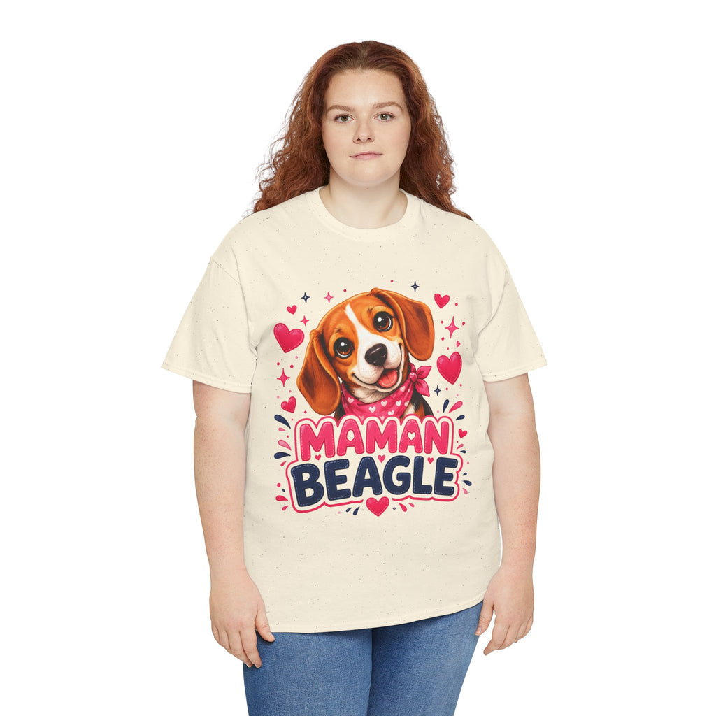 T-Shirt Femme Beagle – Maman Beagle Cadeau