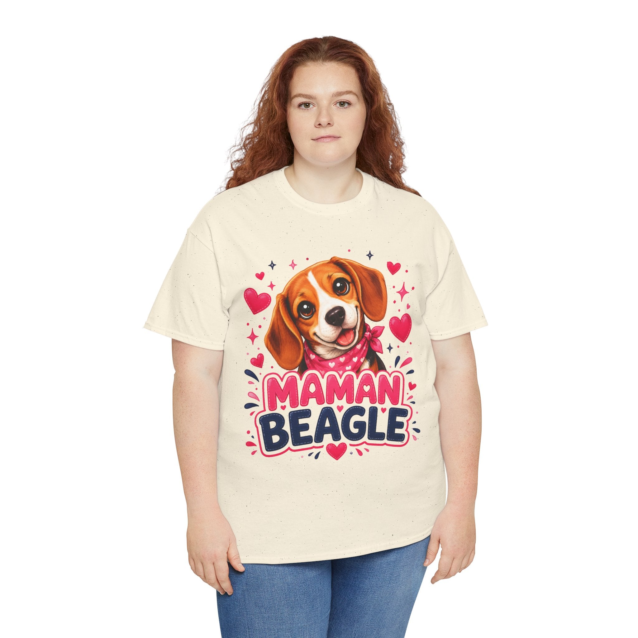 T-Shirt Femme Beagle – Maman Beagle Cadeau
