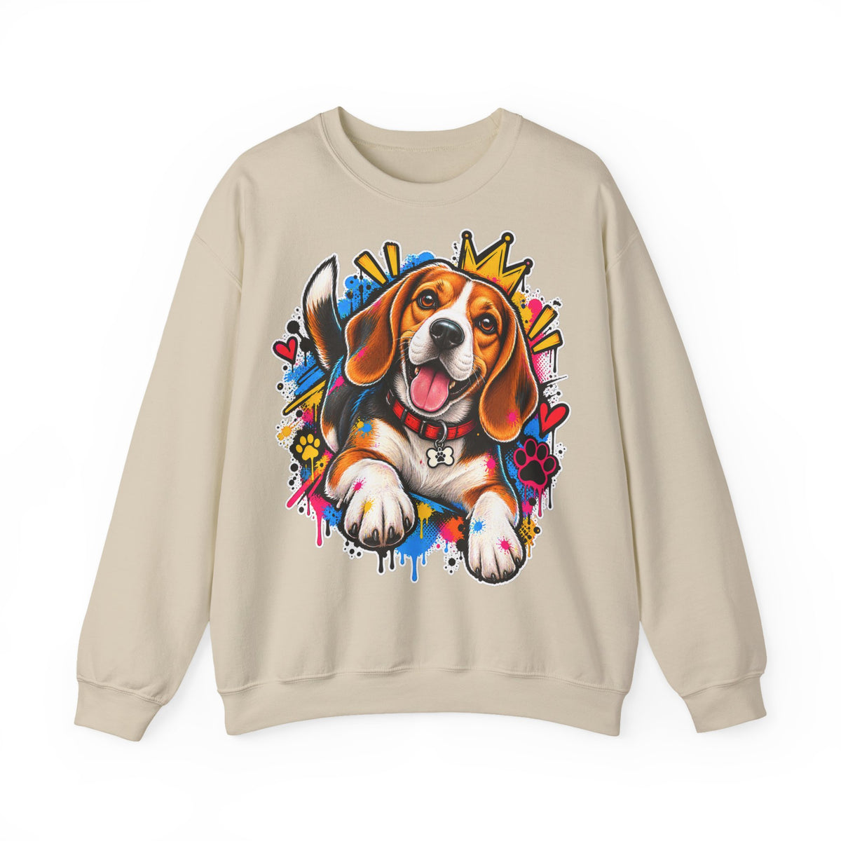 Sweatshirt Beagle graffiti : Affichez votre passion avec style
