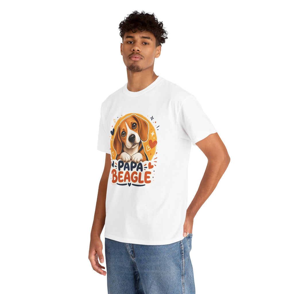 T-Shirt Homme Beagle – Papa Beagle Graphique