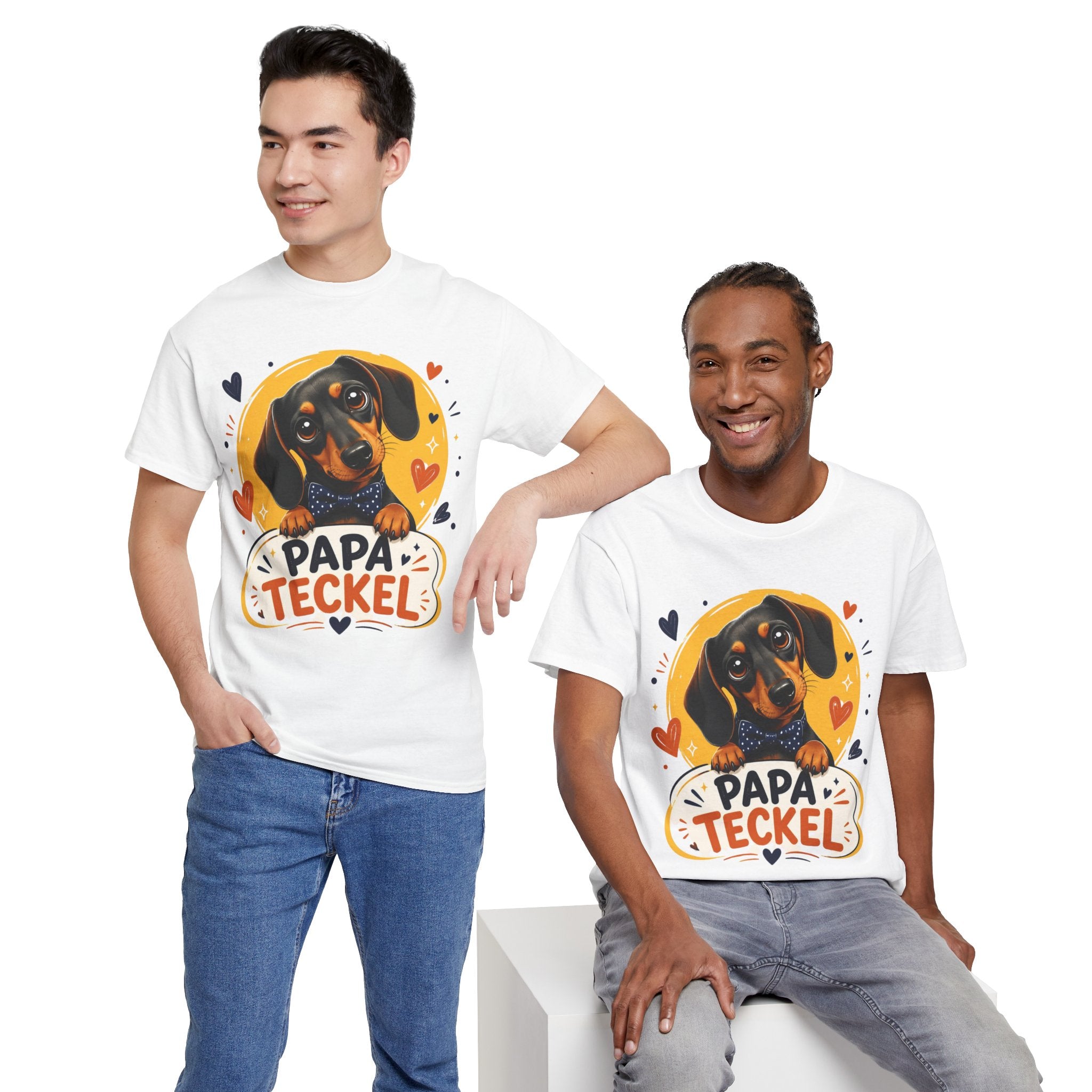 T-Shirt Homme Teckel – Papa Teckel Cadeau