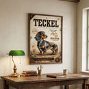Poster papier semi brillant Teckel - Style et Charisme