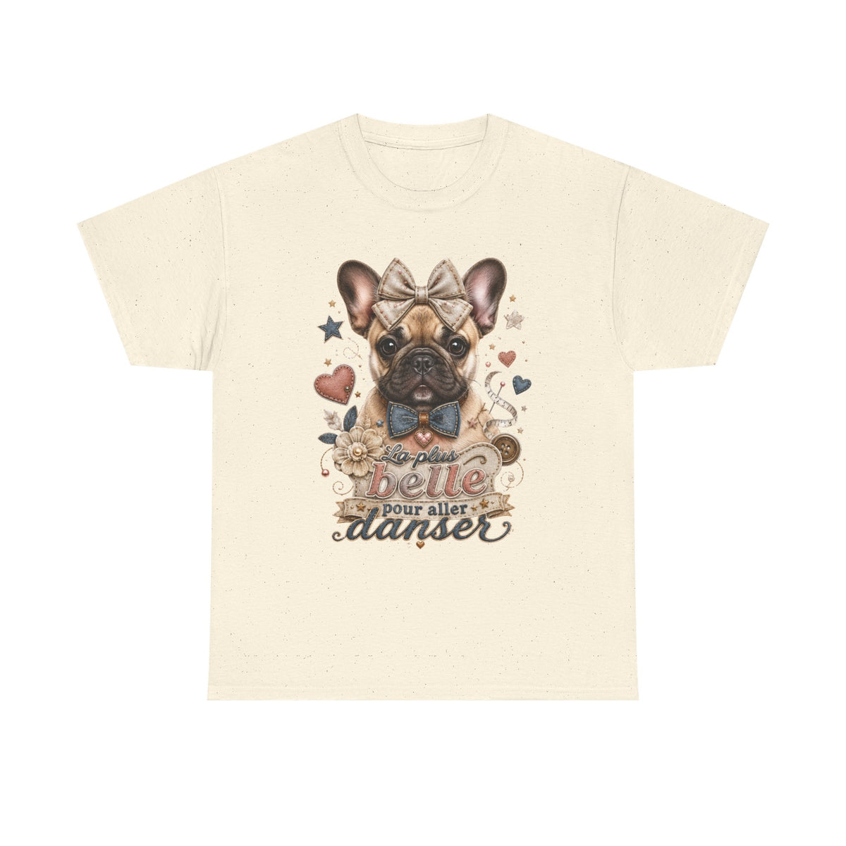 T-Shirt Femme Bouledogue Français – La Plus Belle Pour Danser