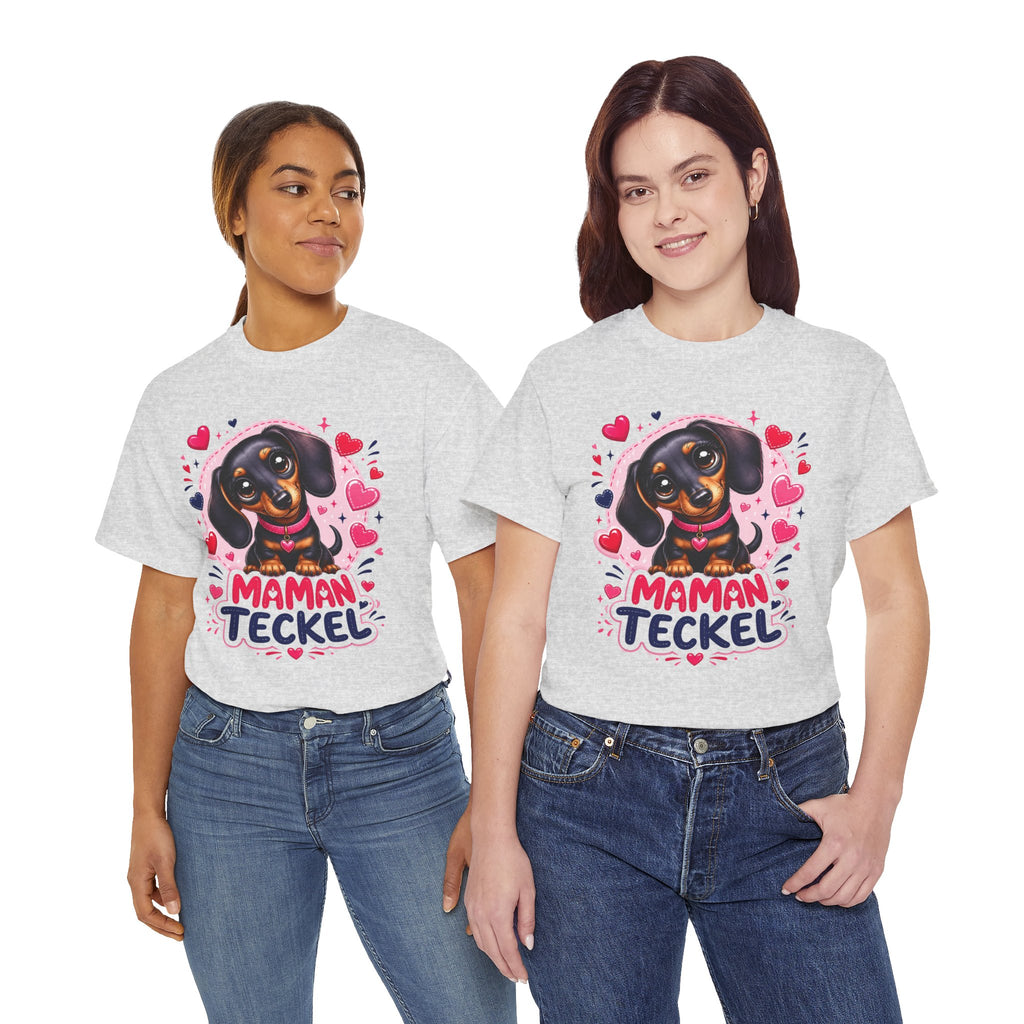 T-Shirt Femme Teckel – Maman Teckel Cadeau