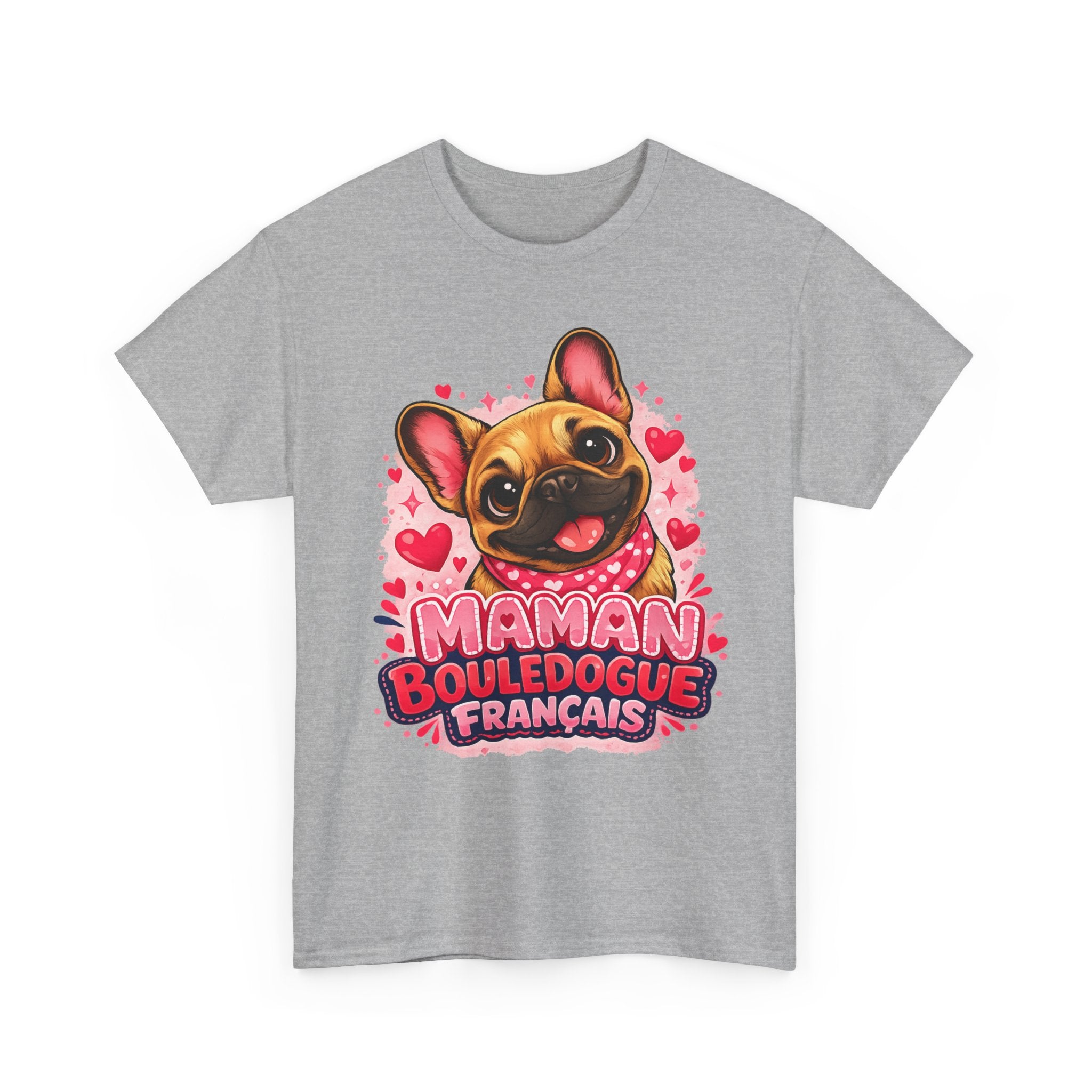 T-Shirt Femme Bouledogue Français – Maman Frenchie Cadeau