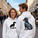 Sweatshirt à Capuche Teckel – Silhouette