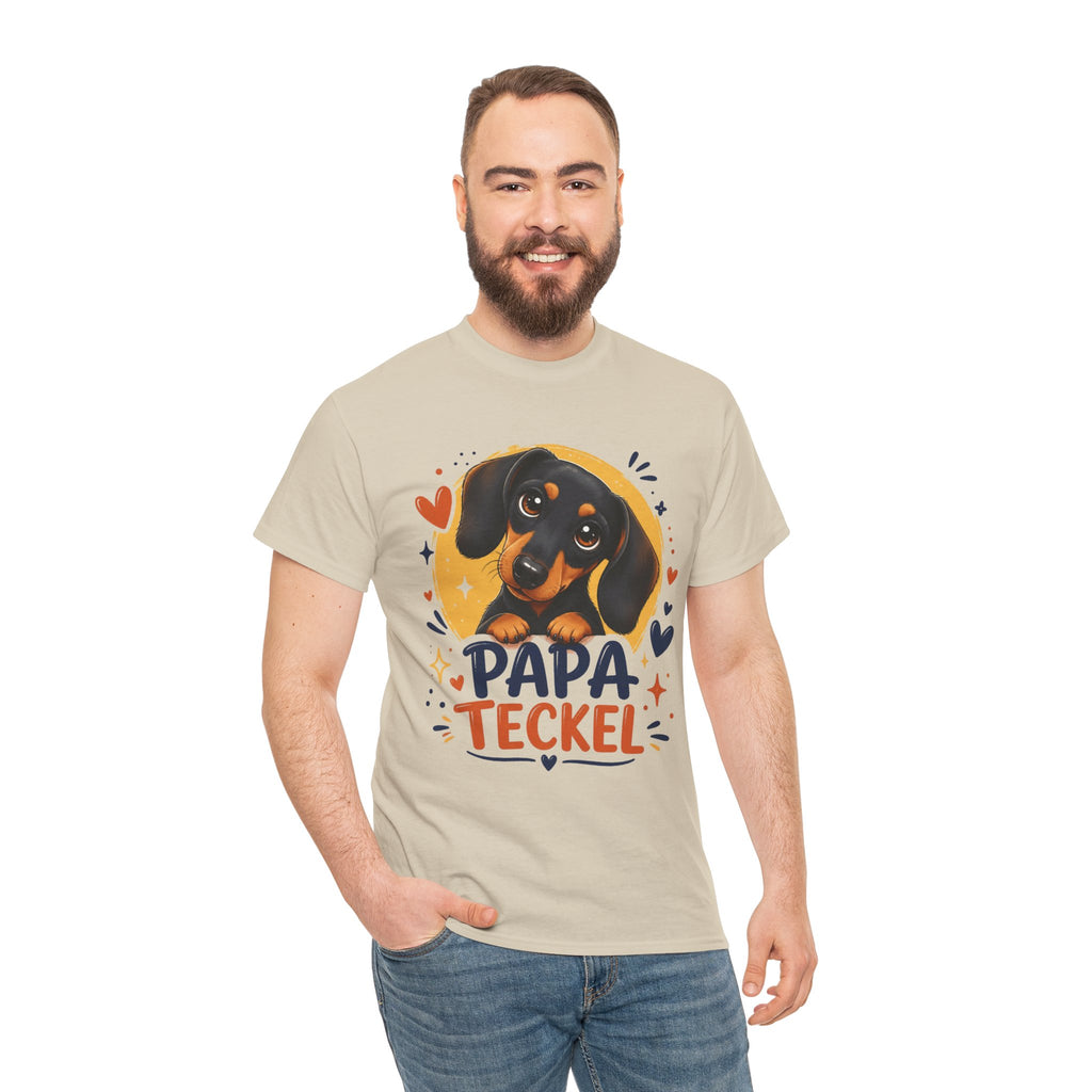 T-Shirt Homme Teckel – Papa Teckel Graphique