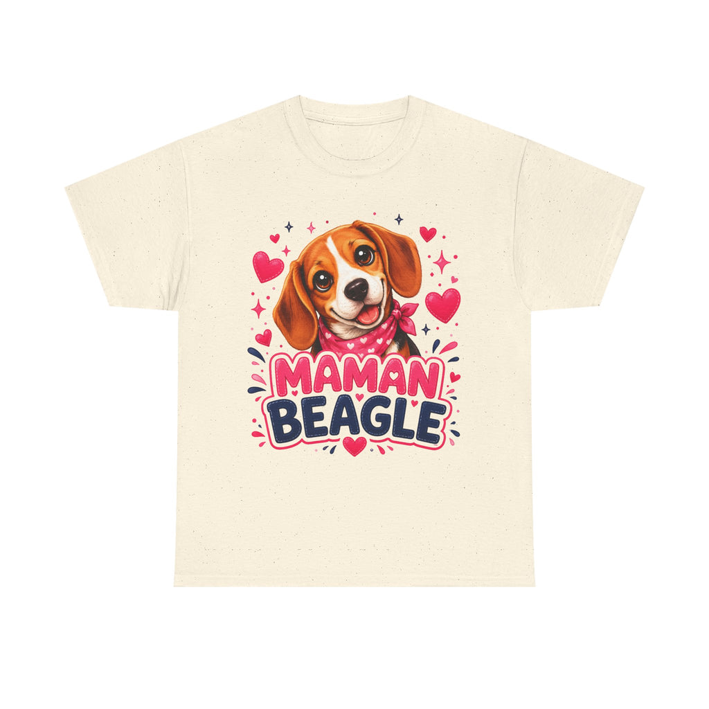 T-Shirt Femme Beagle – Maman Beagle Cadeau