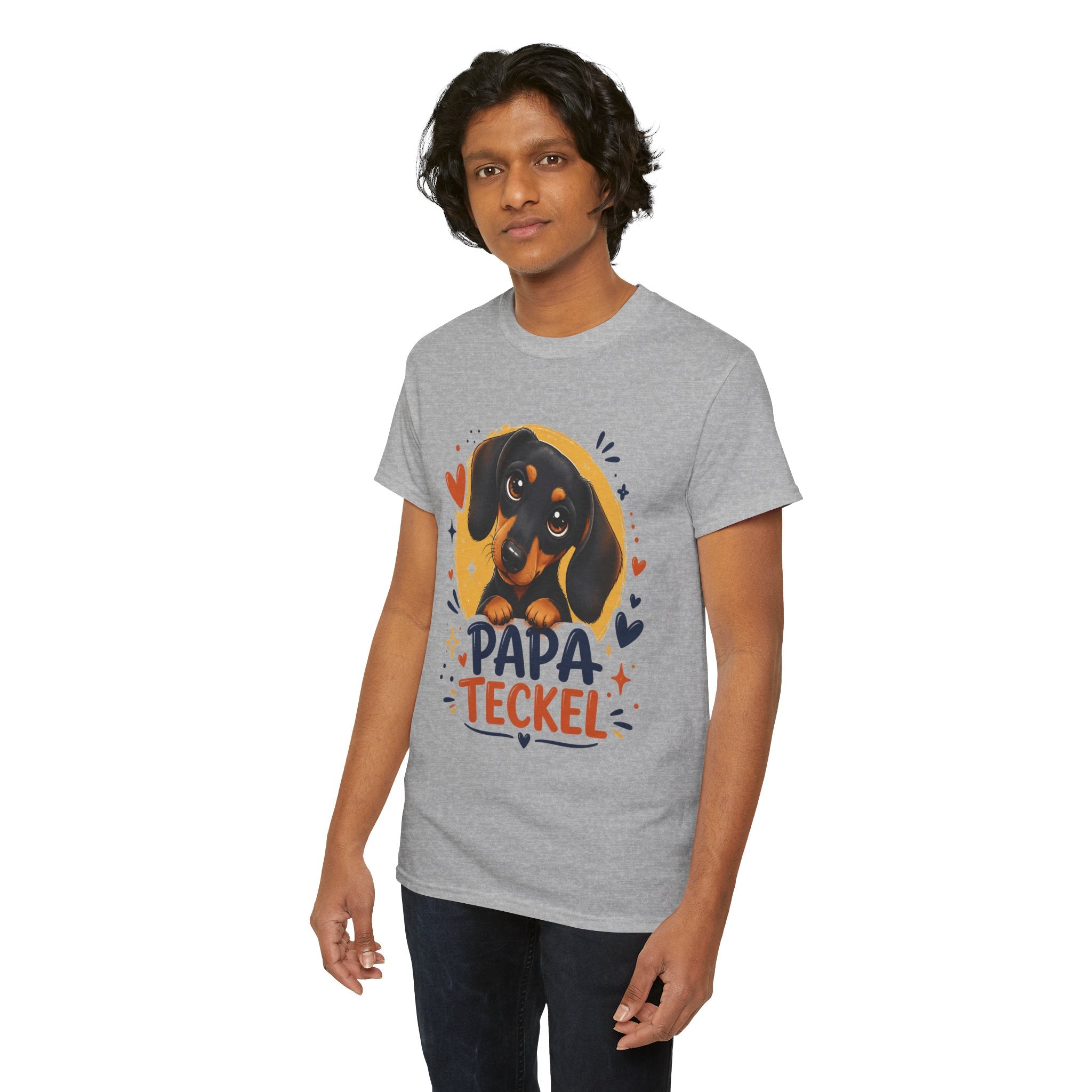 T-Shirt Homme Teckel – Papa Teckel Graphique