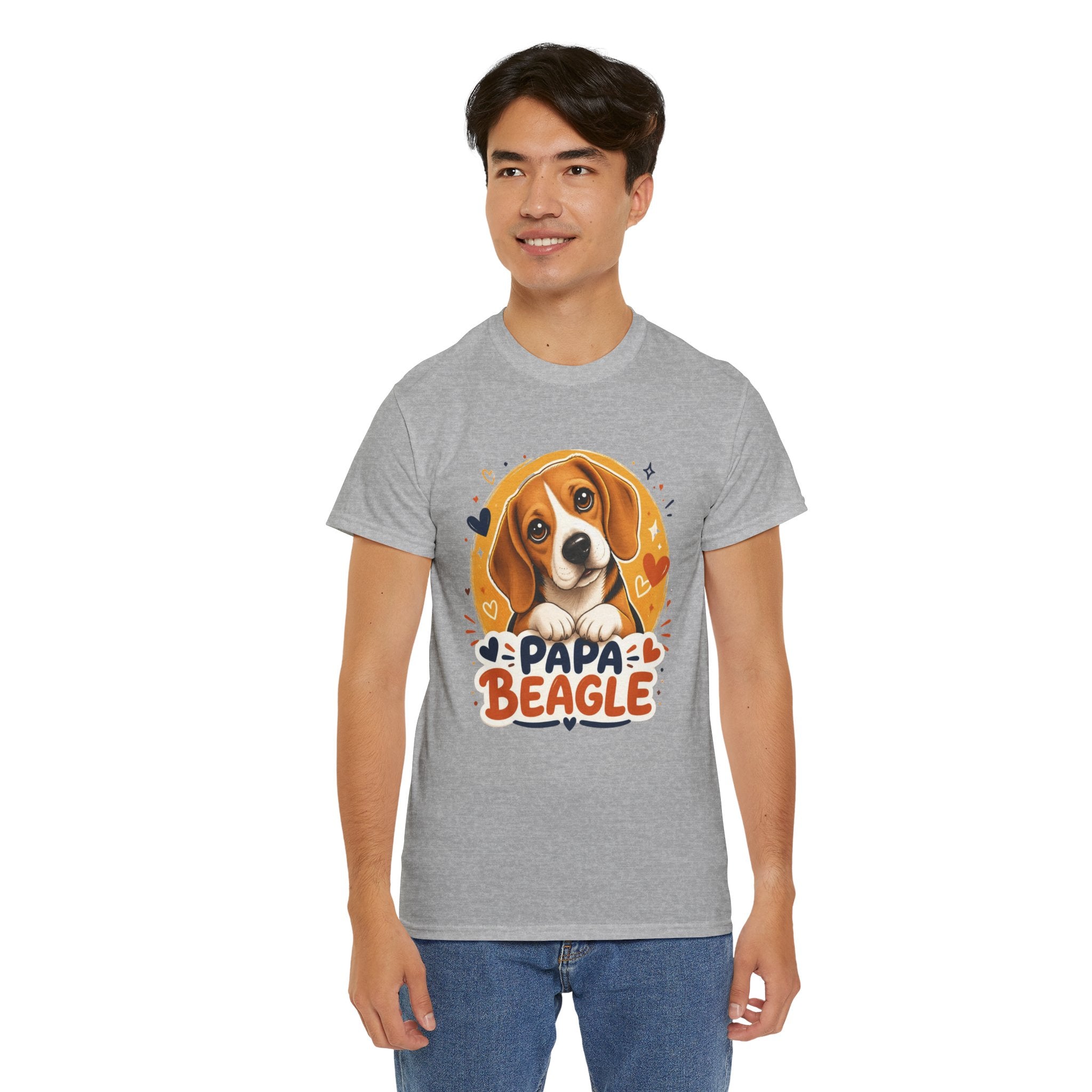 T-Shirt Homme Beagle – Papa Beagle Graphique