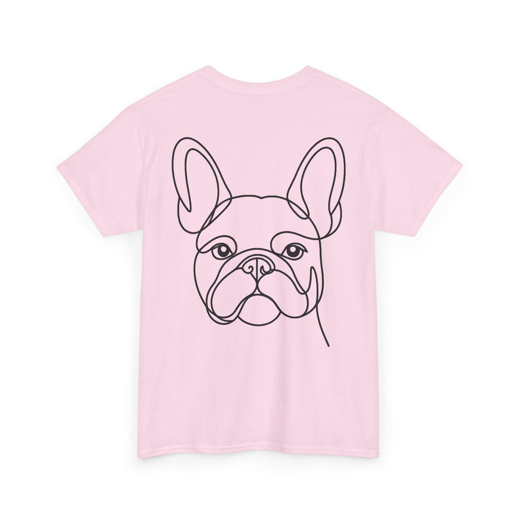 T-Shirt Bouledogue Français – Illustration Trait Recto Verso