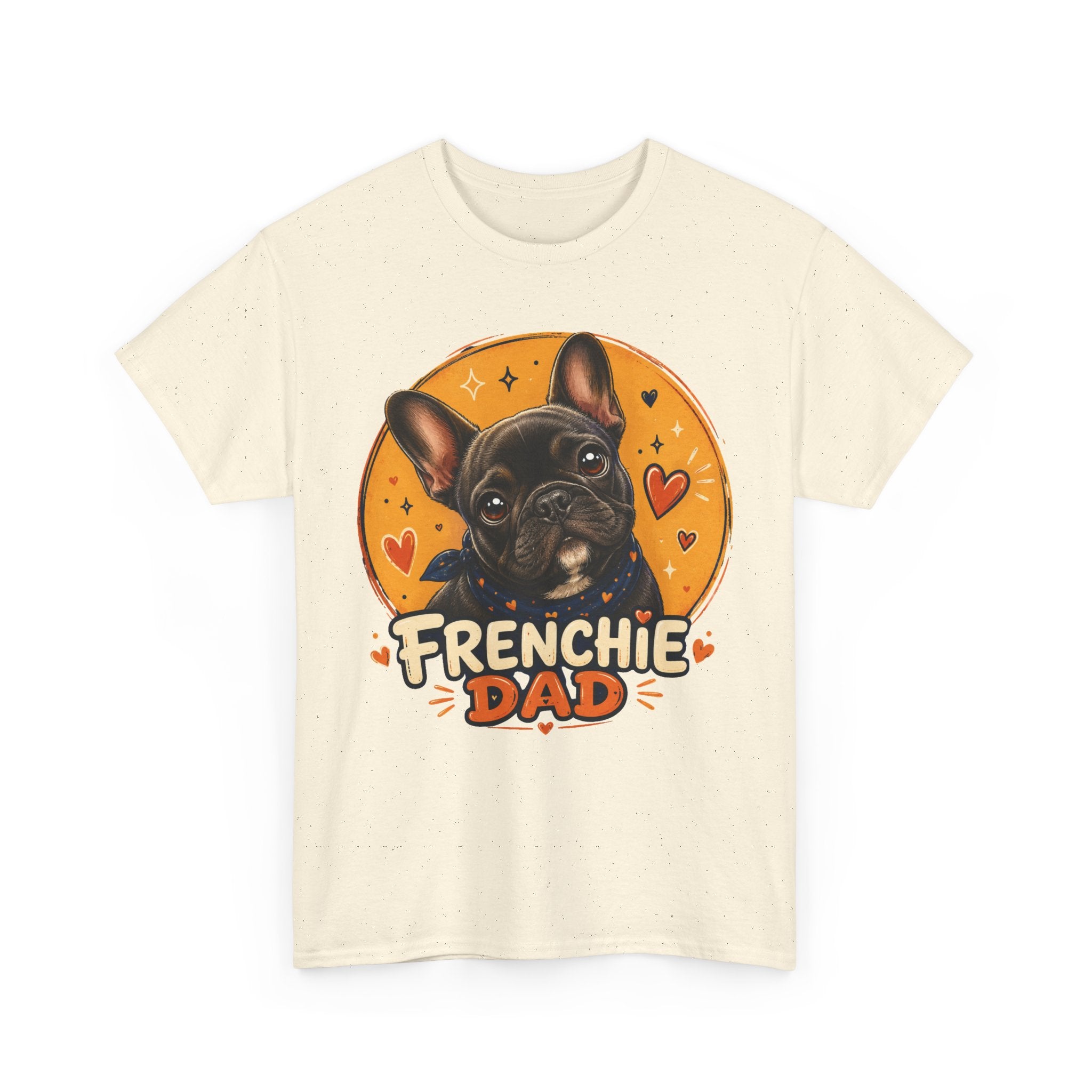 T-Shirt Homme Bouledogue Français – Papa Frenchie Graphique