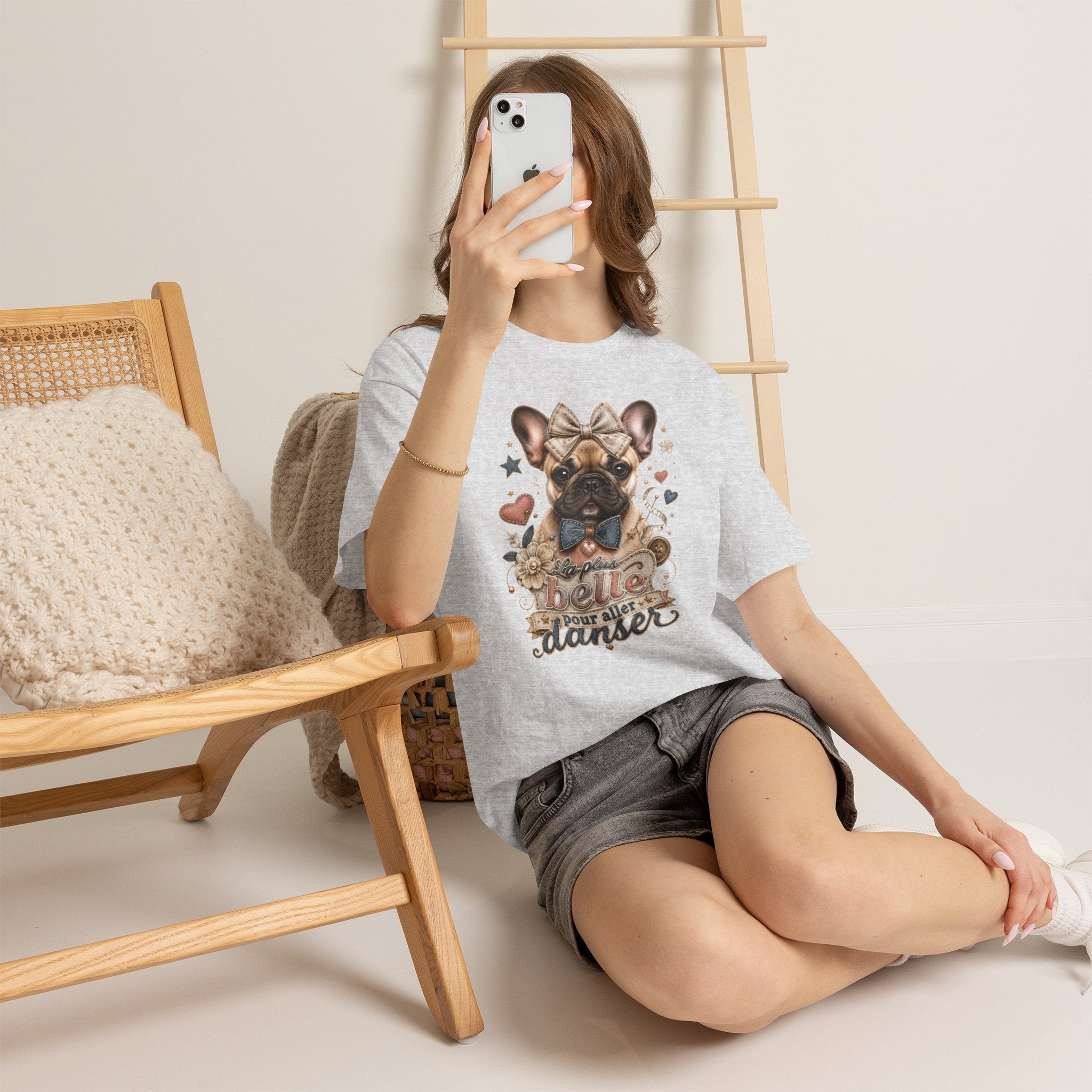 T-Shirt Femme Bouledogue Français – La Plus Belle Pour Danser