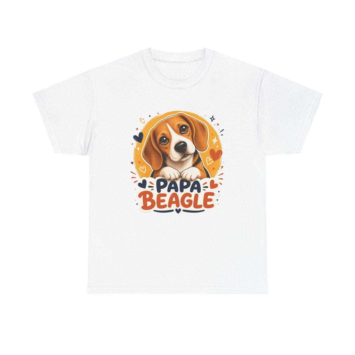 T-Shirt Homme Beagle – Papa Beagle Graphique