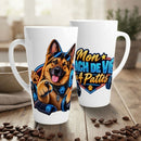 Mug céramique blanc Berger Allemand 17 oz - Mon coach de vie