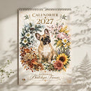 Calendrier mural - Les saisons du Bouledogue Français 2027 (UE et reste du monde)